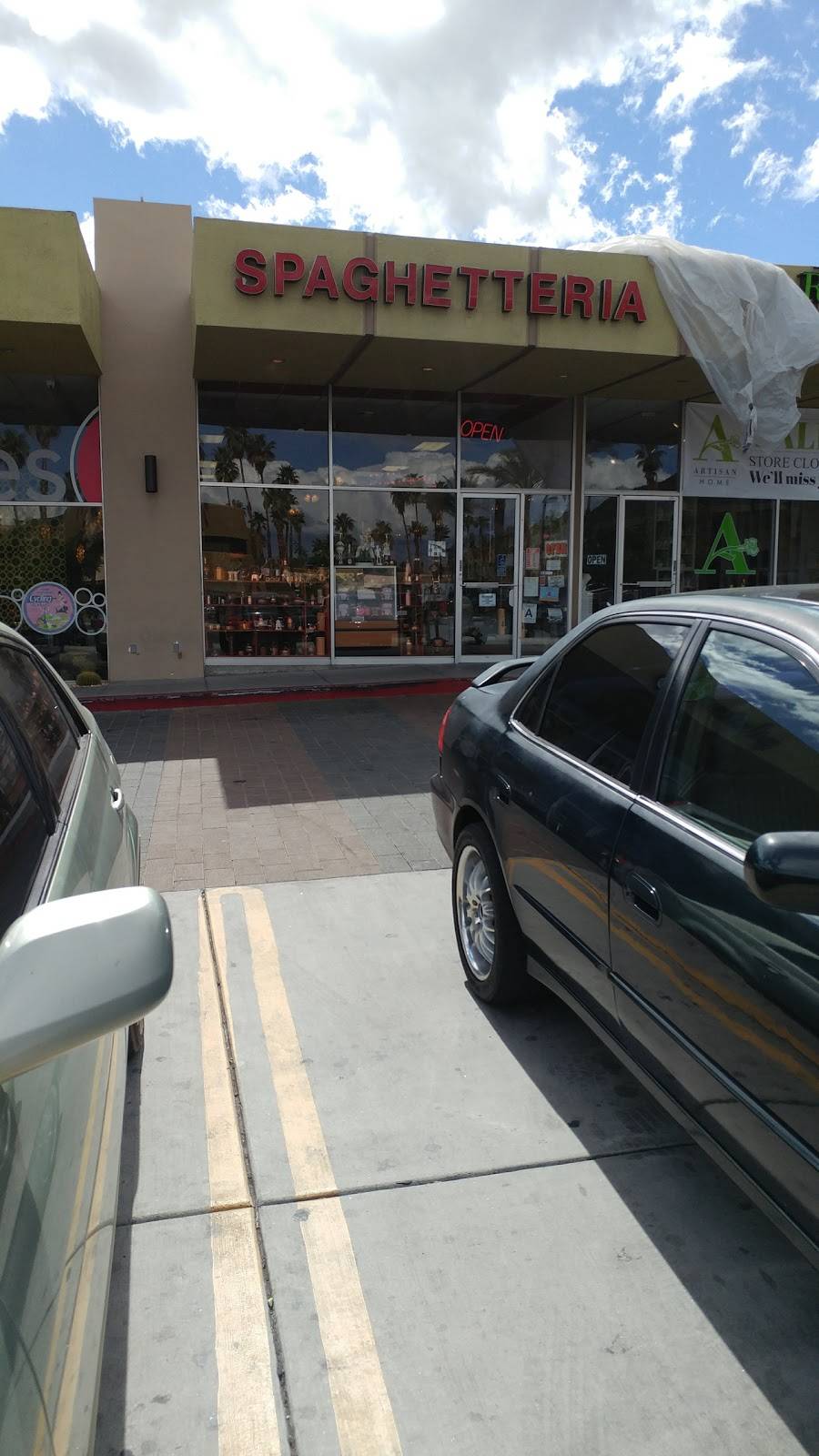 Spaghetteria | restaurant | 611 S Palm Canyon Dr, Palm Springs, CA 92264, USA | 7603227647 OR +1 760-322-7647