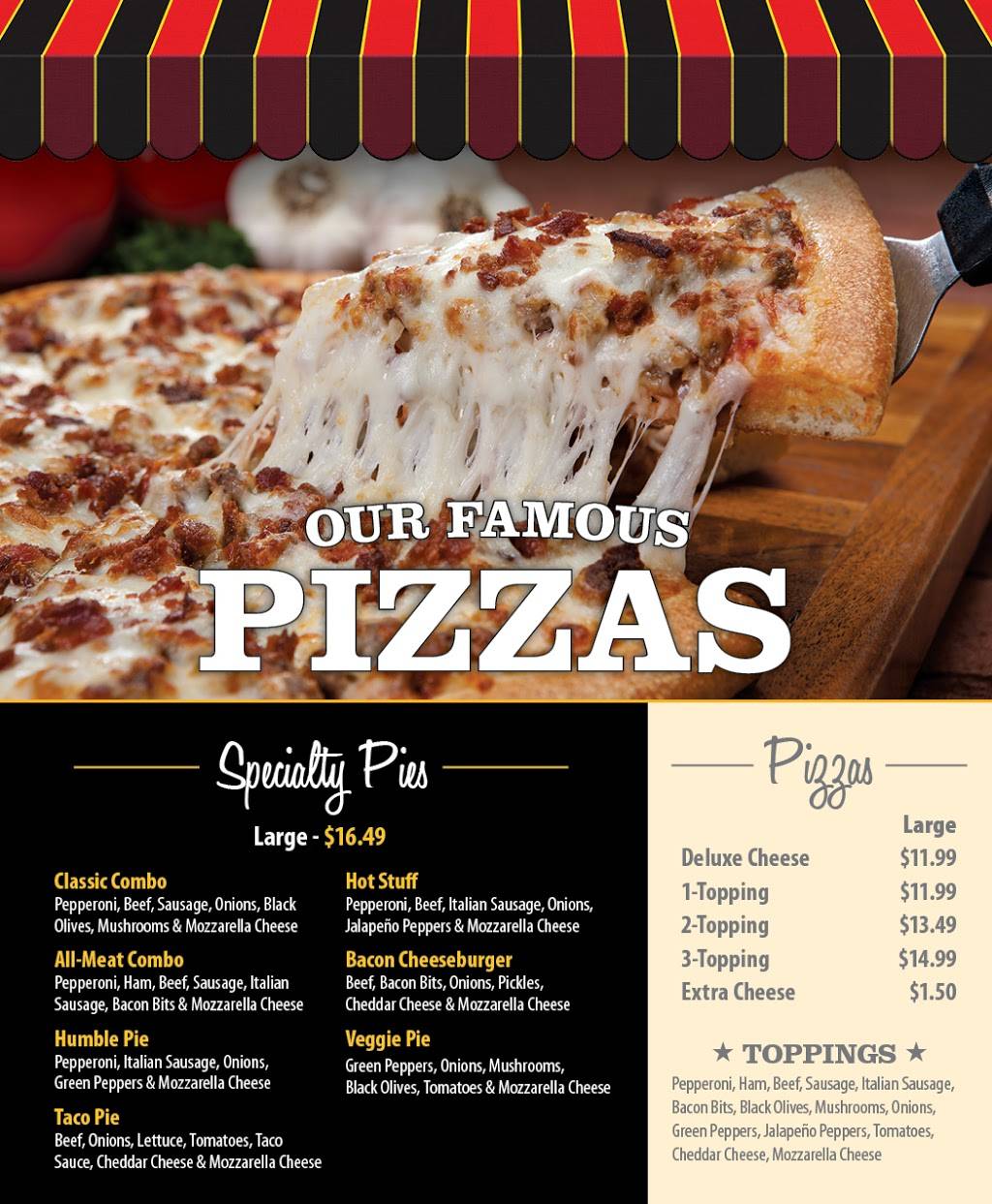 Godfathers Pizza Express | restaurant | 9805 E 350 Highway, Raytown, MO 64133, USA | 8167439882 OR +1 816-743-9882