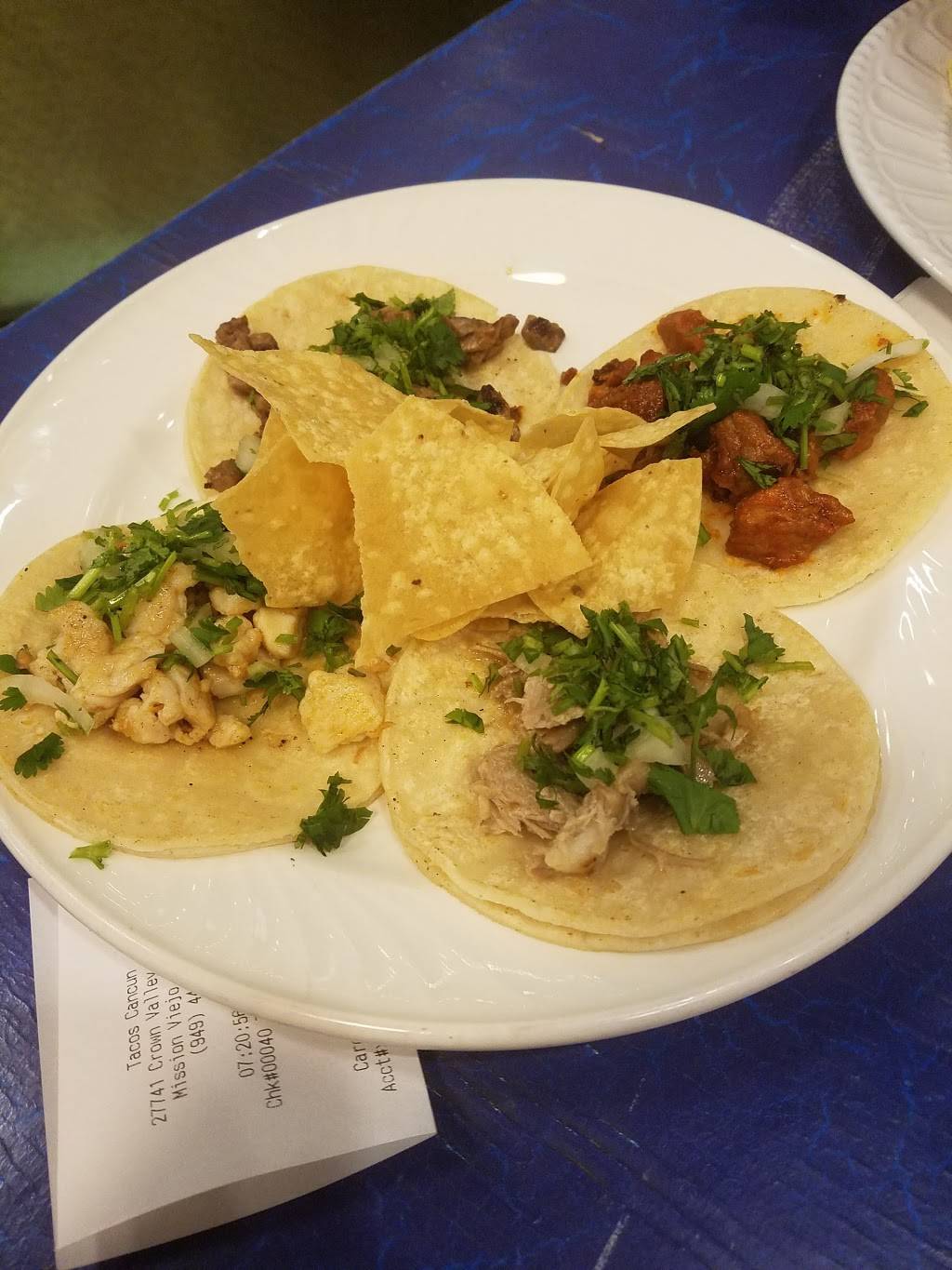 Tacos Cancun | restaurant | 27741 Crown Valley Pkwy, Mission Viejo, CA 92691, USA | 9494468192 OR +1 949-446-8192