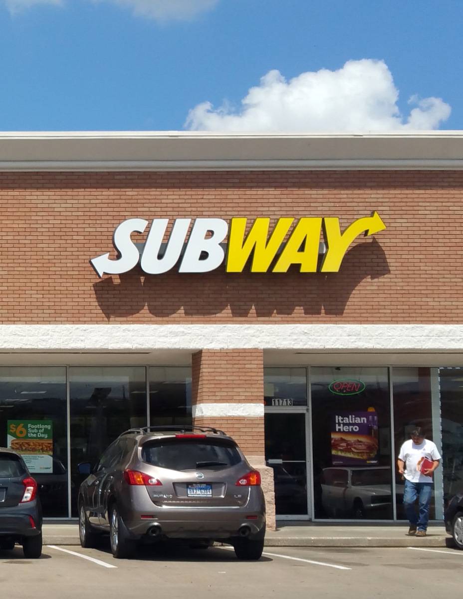 Subway Restaurants | restaurant | 11713 S Sam Houston Pkwy E, Houston, TX 77089, USA | 2814841837 OR +1 281-484-1837