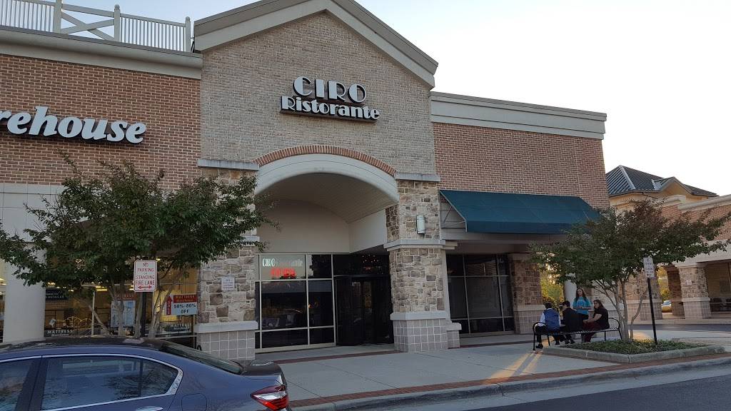 Ciro Ristorante | restaurant | 42015 Village Center Plaza #155, Aldie, VA 20105, USA | 7039574062 OR +1 703-957-4062