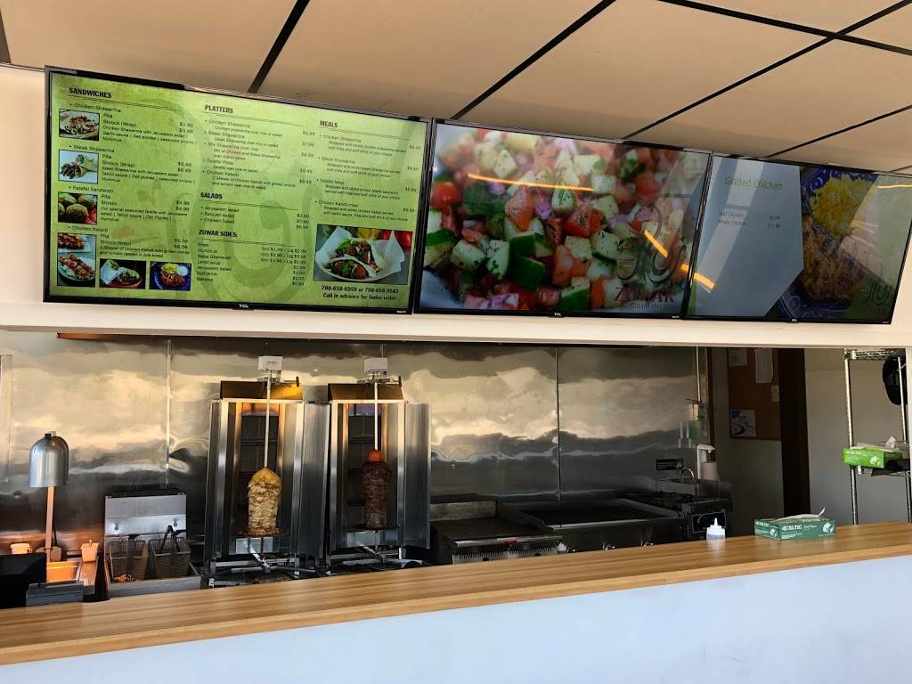 Zuwar Mediterranean Grill | restaurant | 5403 W 79th St, Burbank, IL 60459, USA | 7086586959 OR +1 708-658-6959
