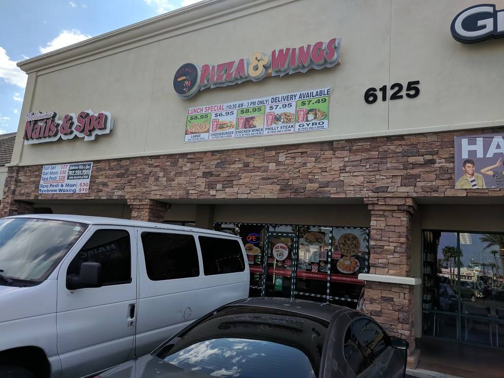 Fat Moes Pizza & Wings | restaurant | 6125 W Tropicana Ave ste F, Las Vegas, NV 89103, USA | 7024330333 OR +1 702-433-0333