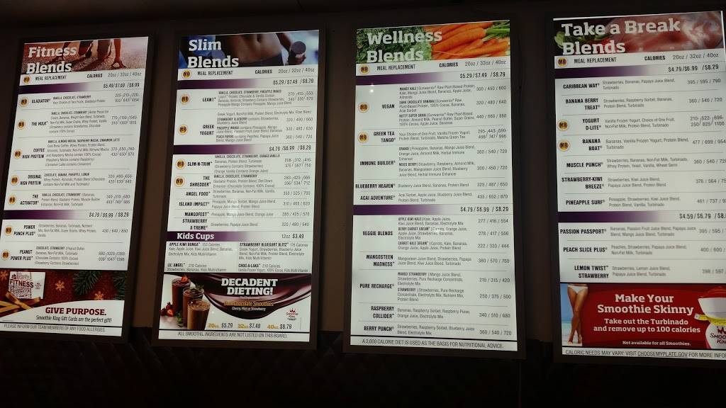 Smoothie King | meal delivery | 6637 S Dixie Hwy, Miami, FL 33143, USA | 3056615464 OR +1 305-661-5464