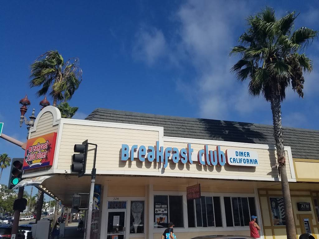 Breakfast Club Diner | restaurant | 228 N Coast Hwy, Oceanside, CA 92054, USA | 7607223124 OR +1 760-722-3124
