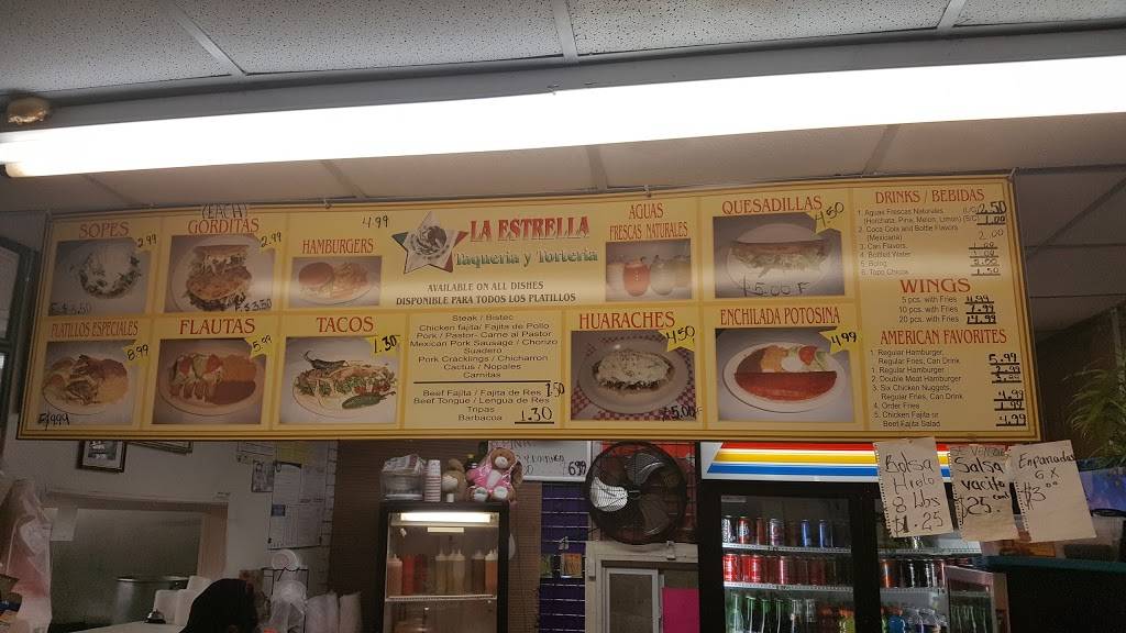 La Estrella Taquería Y Tortería | restaurant | 316 S St Augustine Dr, Dallas, TX 75217, USA | 9729139910 OR +1 972-913-9910