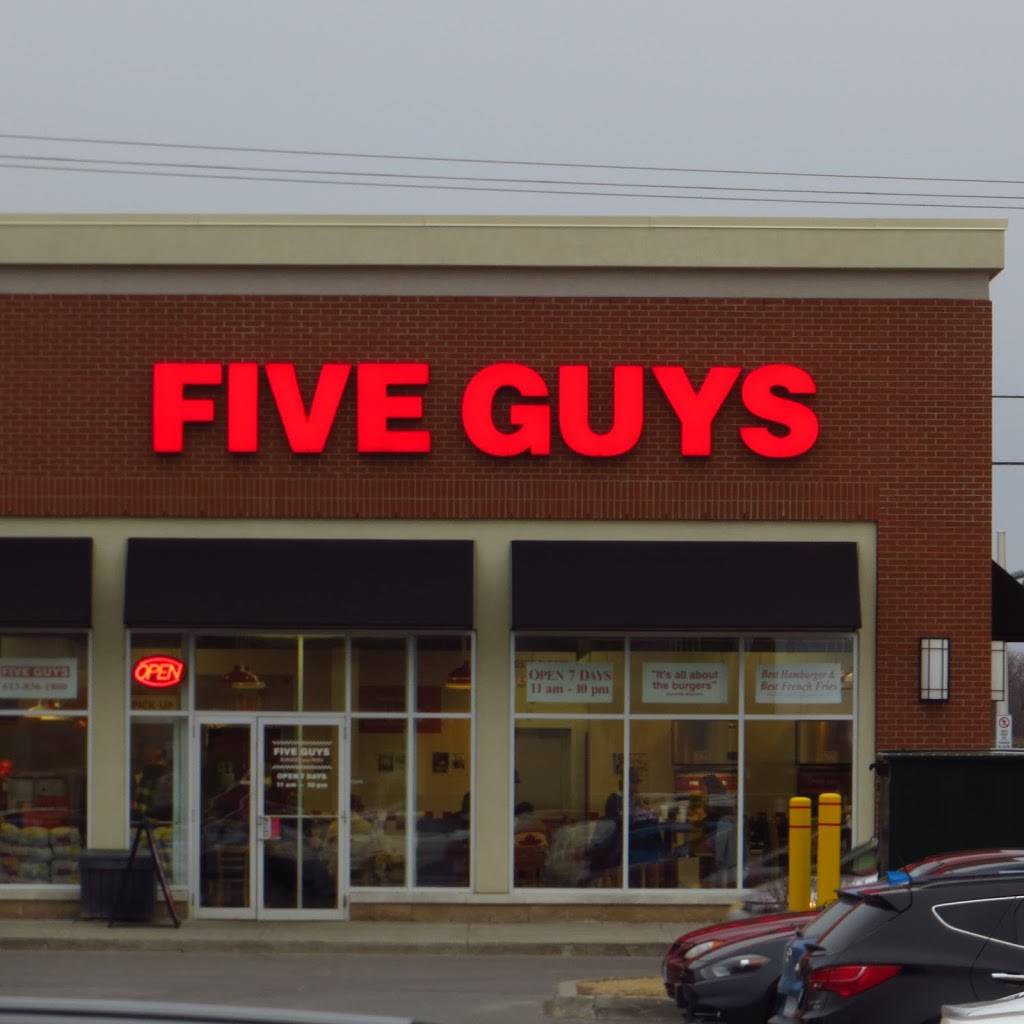Five Guys | meal takeaway | C2, 5517 Hazeldean Rd #6, Stittsville, ON K2S 0P5, Canada | 6138361800 OR +1 613-836-1800