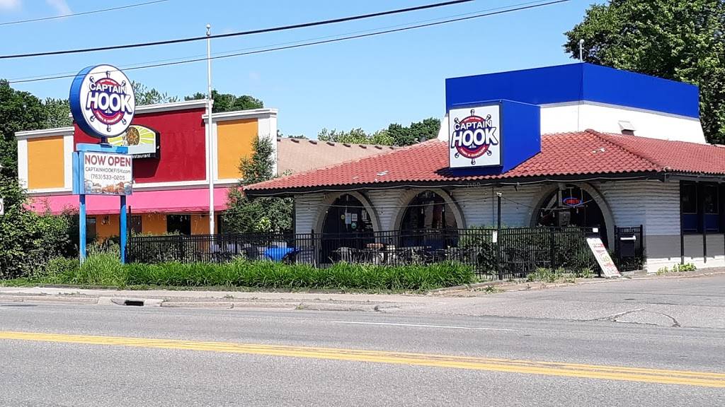 Captain Hook Fish & Chicken | restaurant | 7100 Bass Lake Rd, New Hope, MN 55428, USA | 7633259275 OR +1 763-325-9275