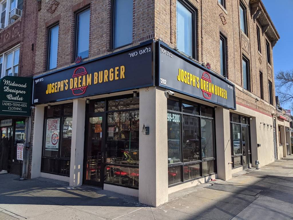 Josephs Dream Burger | restaurant | 1202 Avenue J, Brooklyn, NY 11230, USA | 7189983200 OR +1 718-998-3200