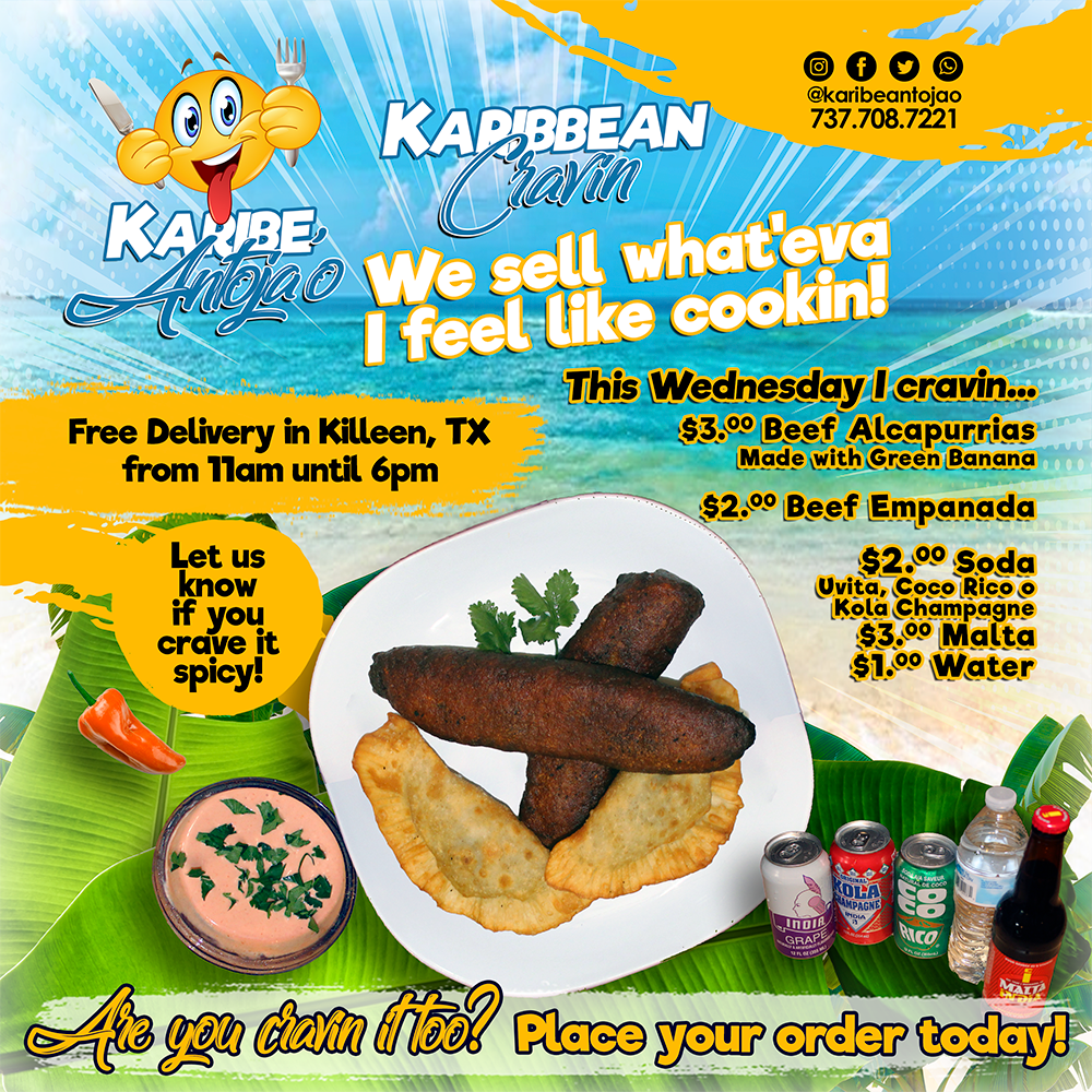 Karibe Antojao | restaurant | Fort Hood Street, Killeen, TX 76541, USA | 7377087221 OR +1 737-708-7221
