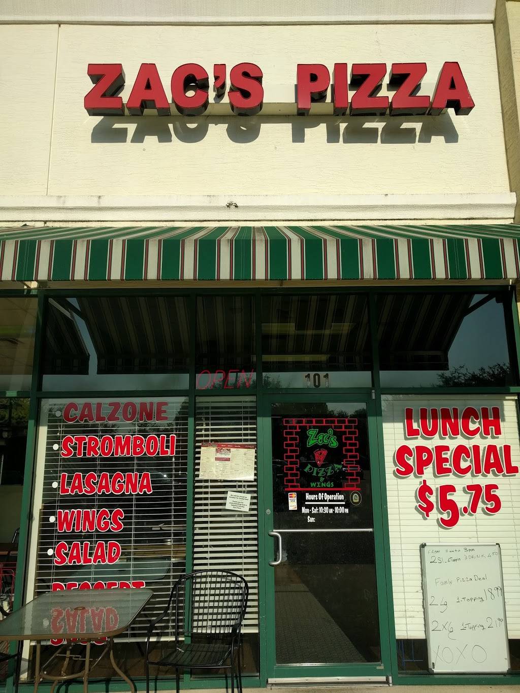 Zacs Pizza Restaurant | restaurant | 2851 Henley Rd, Green Cove Springs, FL 32043, USA | 9044060161 OR +1 904-406-0161