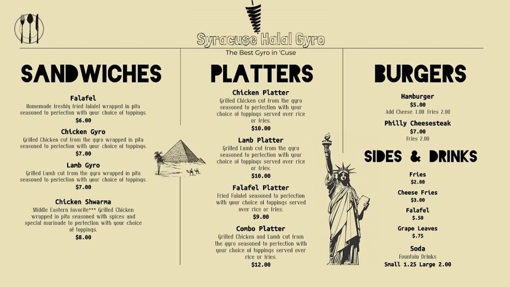 Syracuse Halal Gyro | restaurant | 477 Westcott St, Syracuse, NY 13210, USA | 3152996640 OR +1 315-299-6640