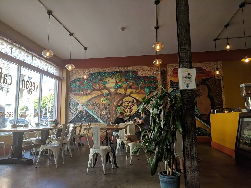 Ahimsa Vegan Cafe | restaurant | 340 E 4th St, Long Beach, CA 90802, USA | 5624357113 OR +1 562-435-7113