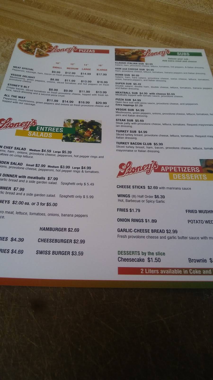 Stoneys Pizza & Market | restaurant | 3517 Lockbourne Rd, Columbus, OH 43207, USA | 6144913383 OR +1 614-491-3383