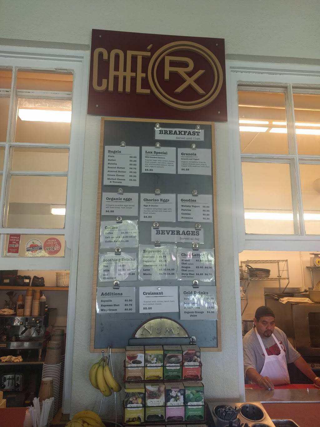 Cafe RX | cafe | 1013 Torney Ave, San Francisco, CA 94129, USA | 4155612273 OR +1 415-561-2273