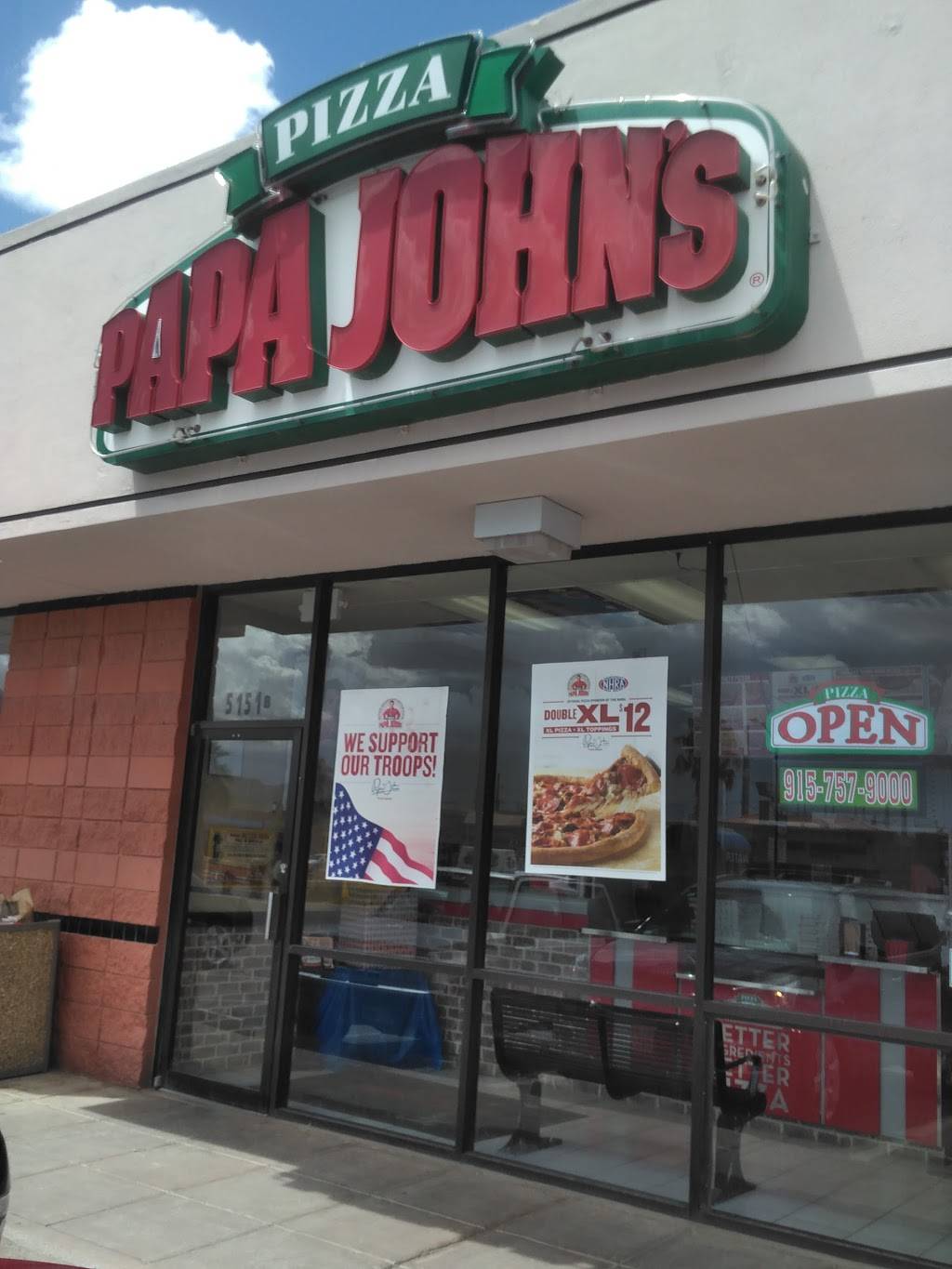 Papa Johns Pizza | restaurant | 5151 Fairbanks Dr Ste B, El Paso, TX 79924, USA | 9157579000 OR +1 915-757-9000