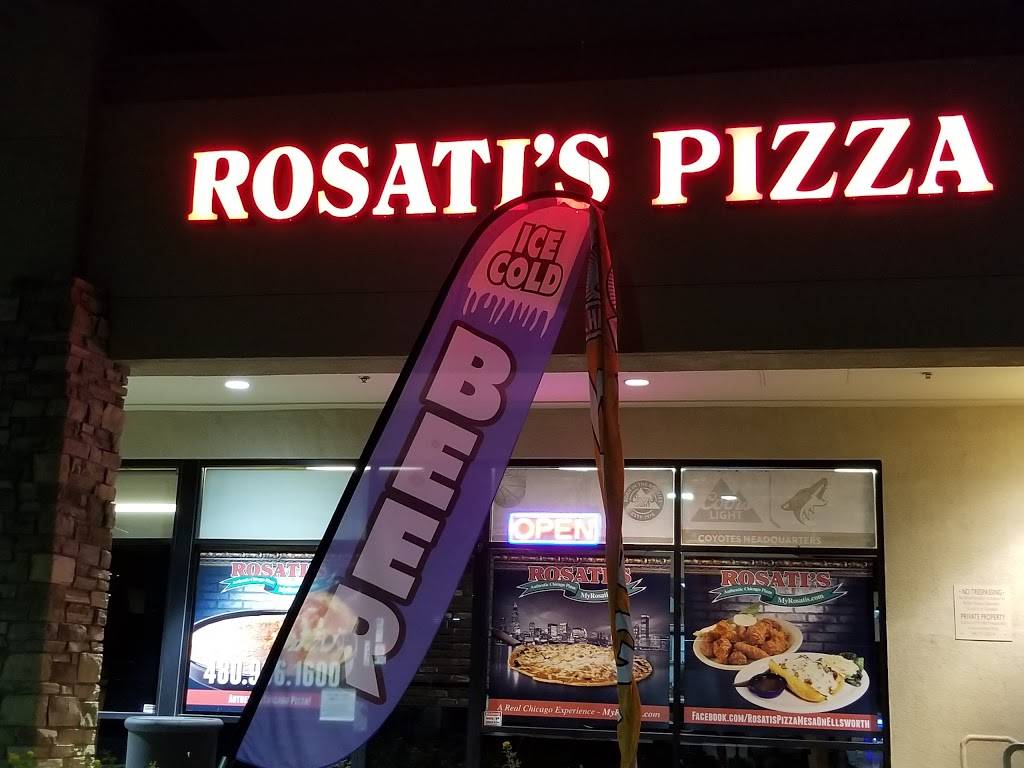 Rosatis Pizza | restaurant | 5144, 1035 N Ellsworth Rd c104, Mesa, AZ 85207, USA | 4809861600 OR +1 480-986-1600