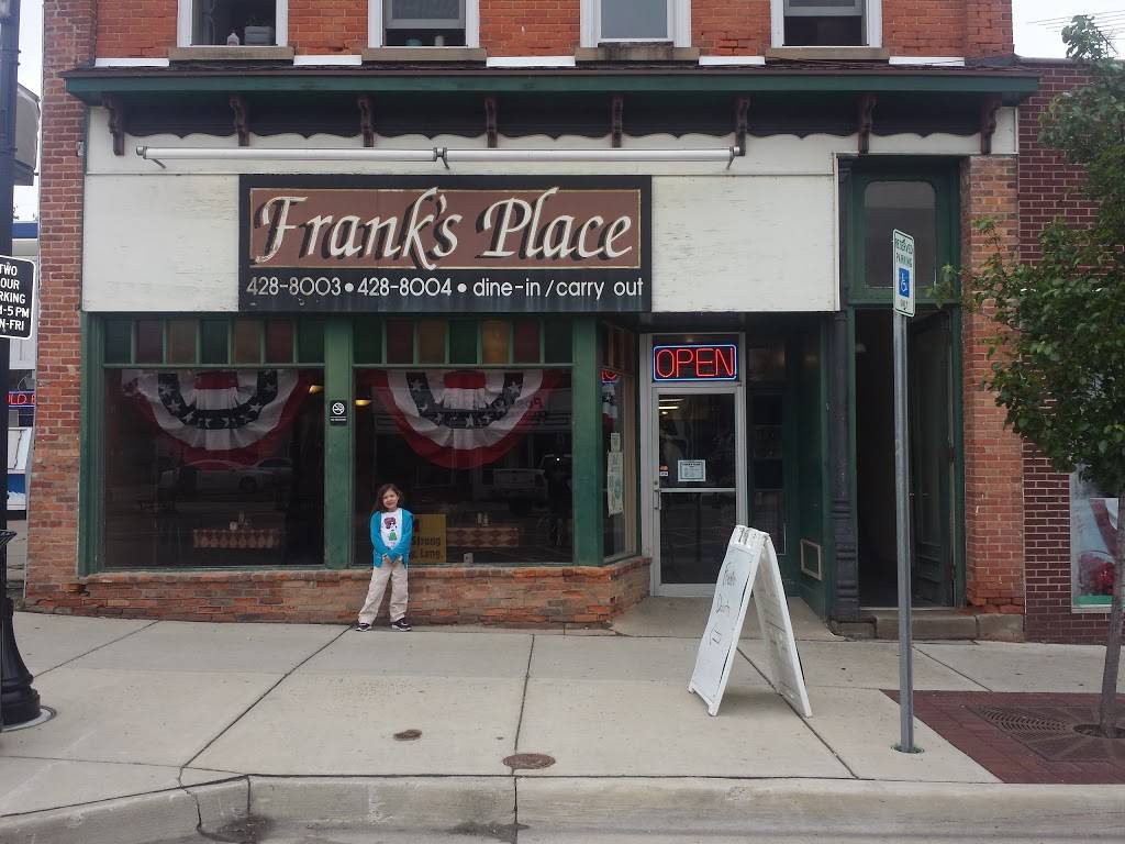 Franks Place | restaurant | 104 E Main St, Manchester, MI 48158, USA | 7344288003 OR +1 734-428-8003
