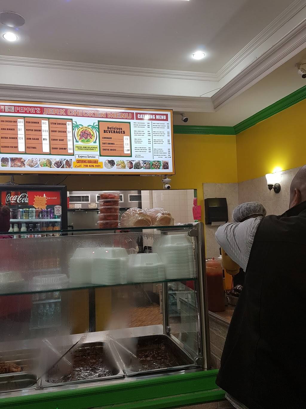 Peppas jerk chicken restaurant | restaurant | 689 Utica Ave, Brooklyn, NY 11203, USA | 7186761171 OR +1 718-676-1171