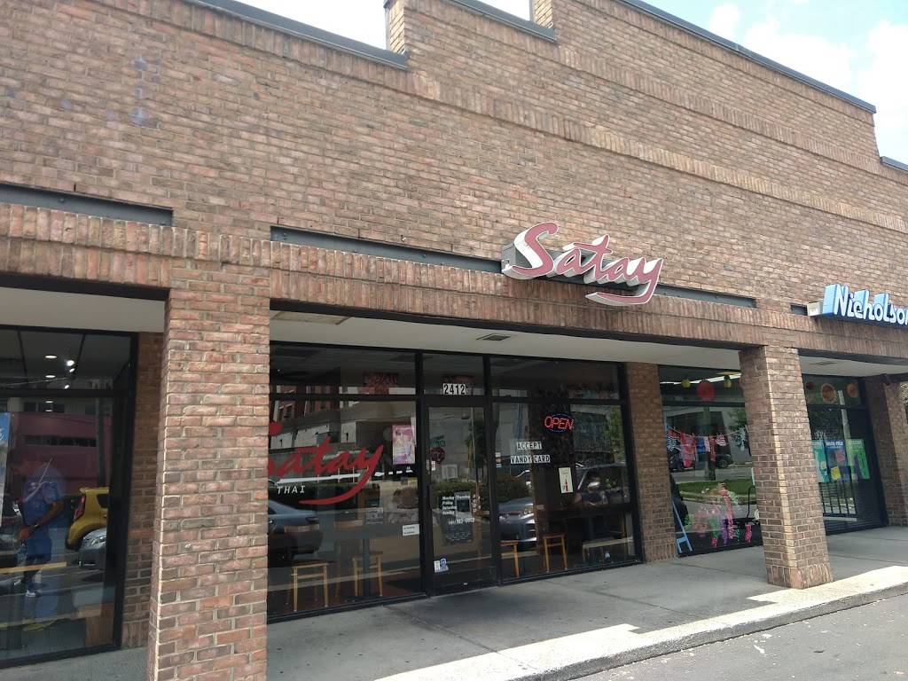 Thai Satay | restaurant | 2412 Elliston Pl, Nashville, TN 37203, USA | 6159150972 OR +1 615-915-0972