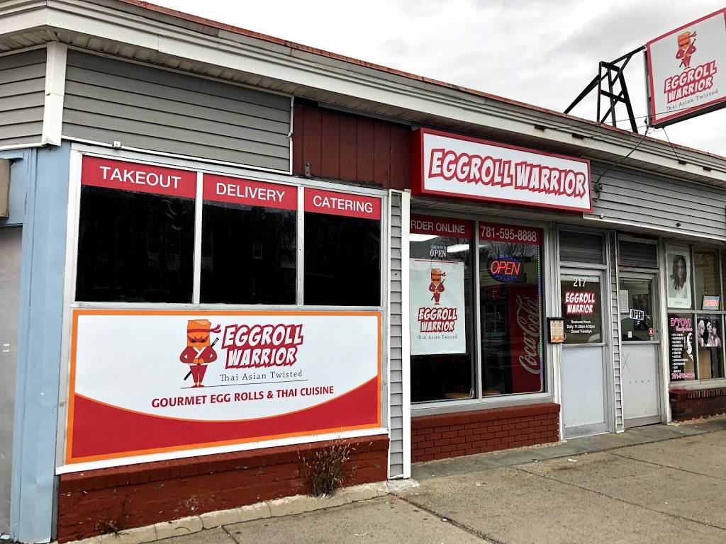 Eggroll Warrior THAI | restaurant | 217 Lewis St, Lynn, MA 01902, USA | 7815958888 OR +1 781-595-8888