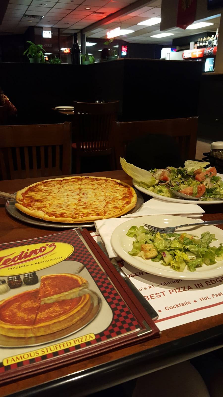 Tedinos Pizzeria & Restaurant | restaurant | 5335 N Sheridan Rd, Chicago, IL 60640, USA | 7732758100 OR +1 773-275-8100