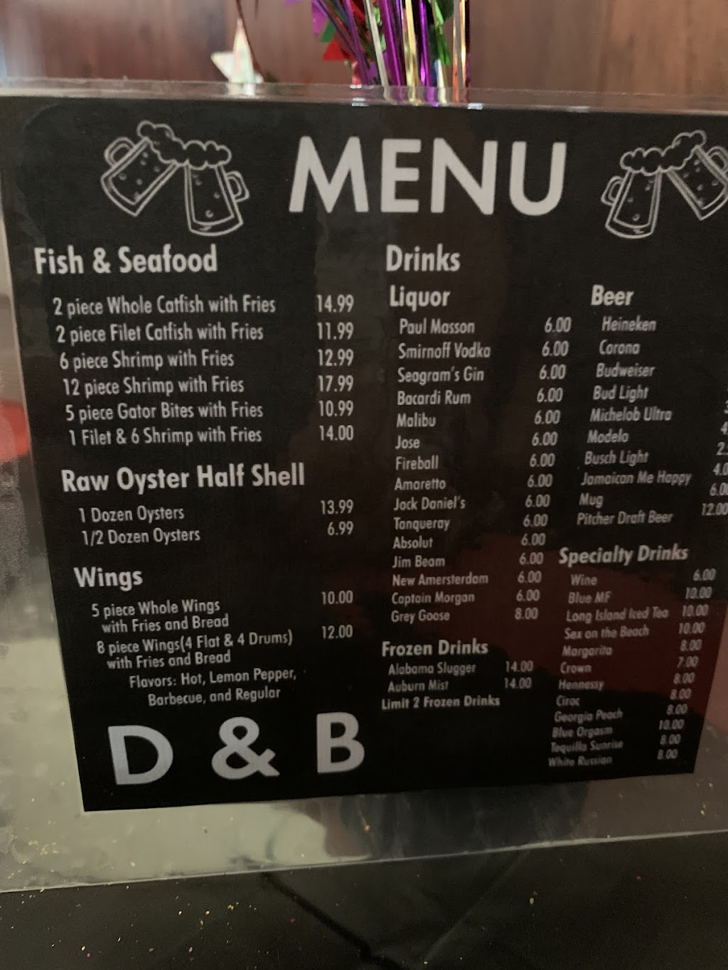 D & B Seafood Restaurant | restaurant | 4084 Ross Clark Cir, Dothan, AL 36303, USA | 3346993505 OR +1 334-699-3505