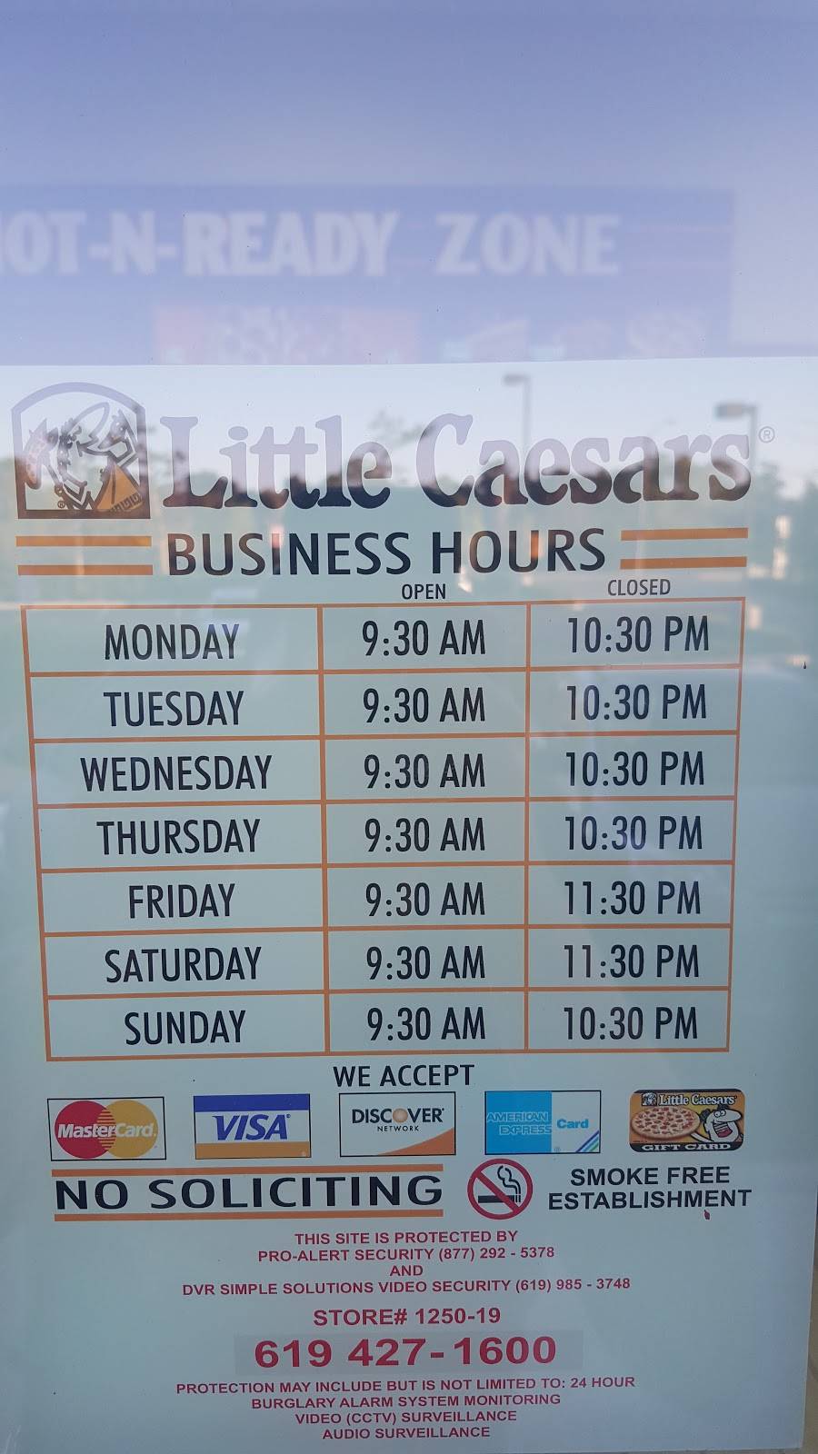 Little Caesars Pizza | meal takeaway | 3001 Bonita Rd Suite 500, Chula Vista, CA 91910, USA | 6194271600 OR +1 619-427-1600