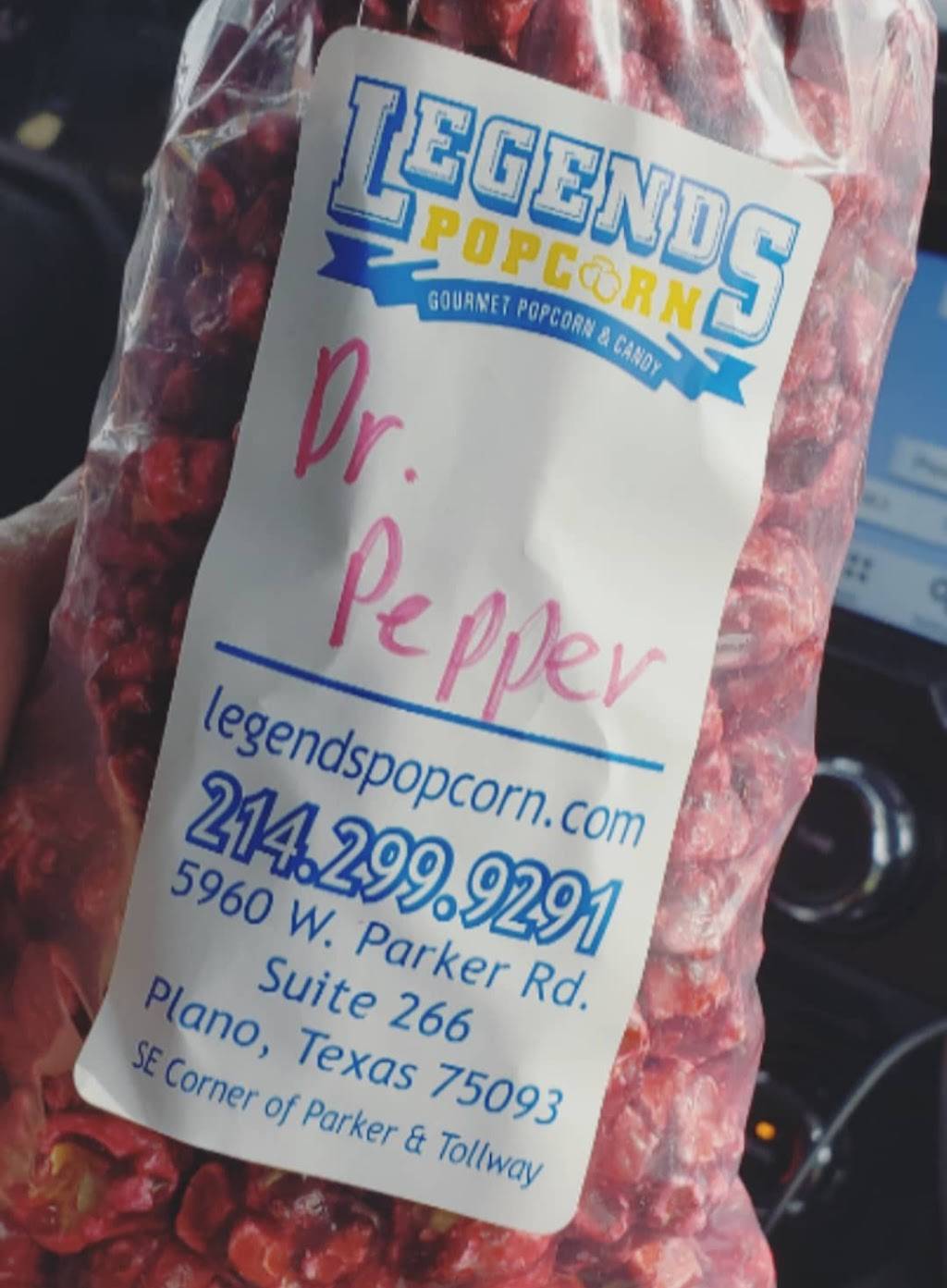 Legends Popcorn | meal takeaway | 5960 W Parker Rd Suite 266, Plano, TX 75093, USA | 2142999291 OR +1 214-299-9291