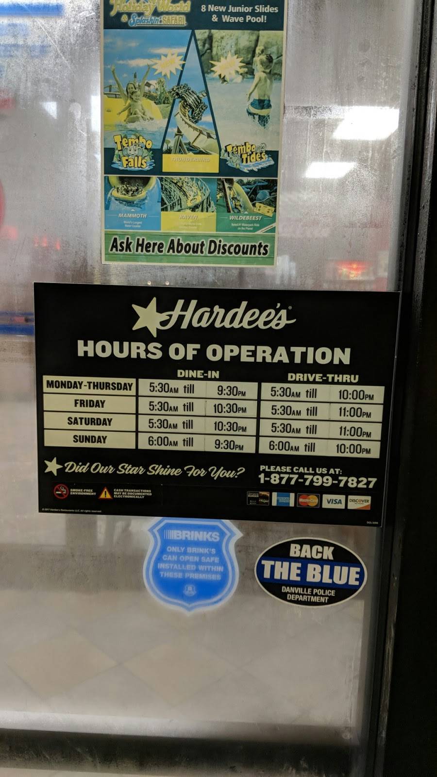 Hardees | restaurant | 549 E Main St, Danville, IN 46122, USA | 3177455716 OR +1 317-745-5716