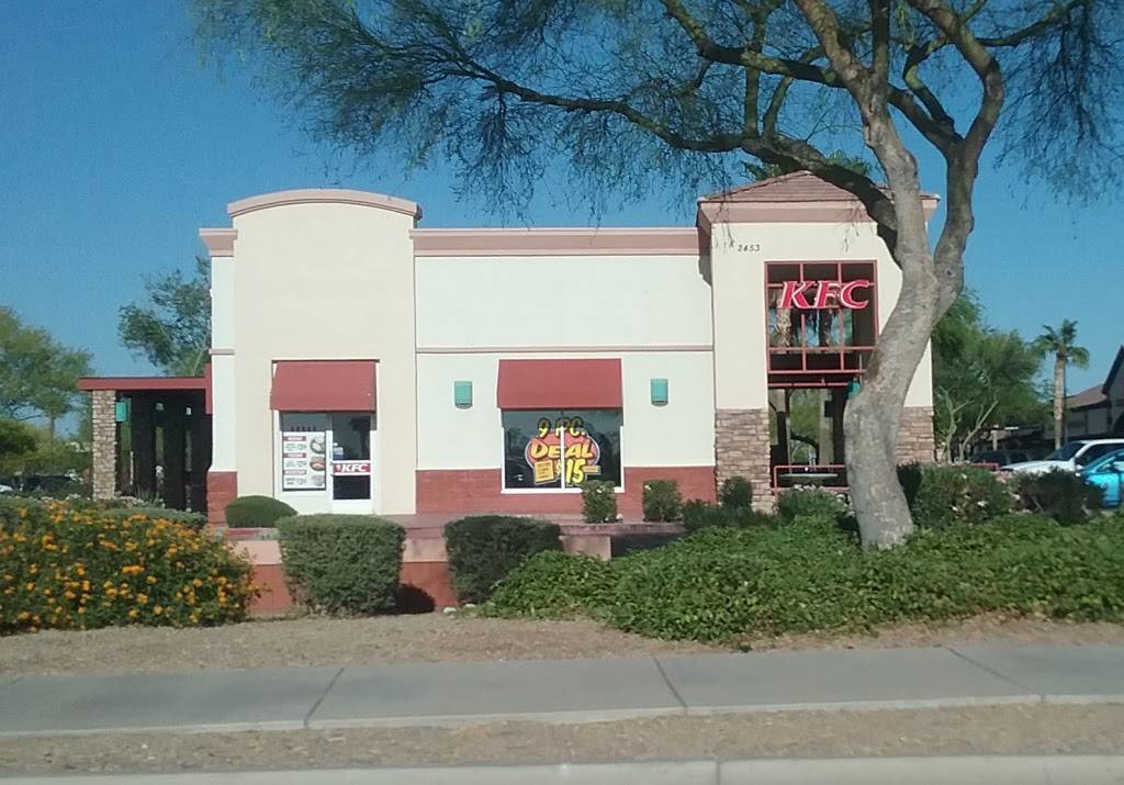 KFC | restaurant | 2453 S Gilbert Rd, Gilbert, AZ 85295, USA | 4807392968 OR +1 480-739-2968