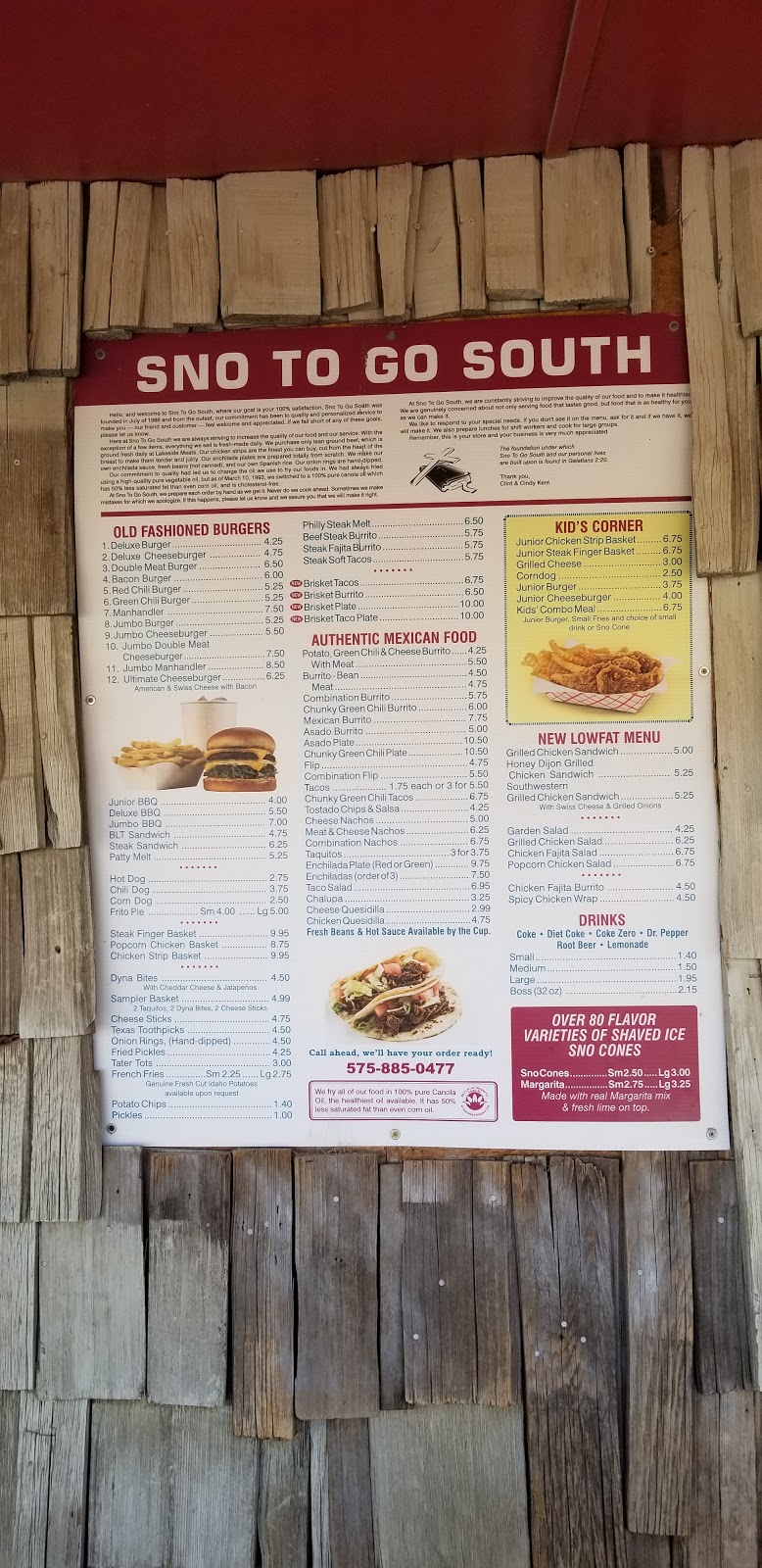 Sno To Go South LLC | restaurant | 1713 S Canal St, Carlsbad, NM 88220, USA | 5758850477 OR +1 575-885-0477