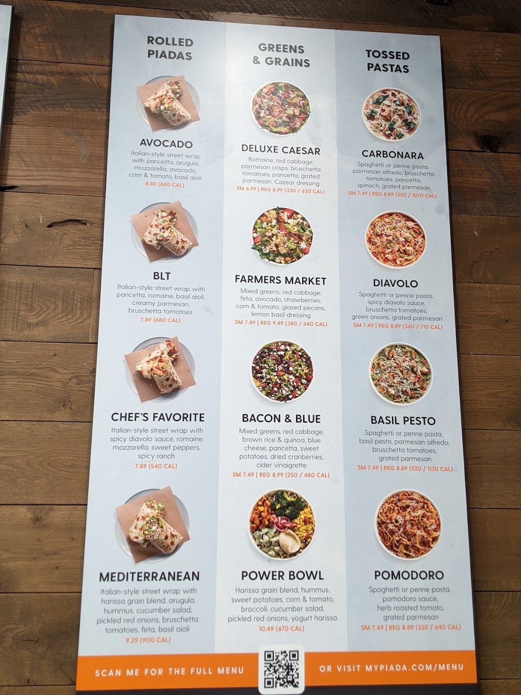 Piada Italian Street Food | restaurant | 210 McHolme Dr, Pittsburgh, PA 15275, USA | 4122038783 OR +1 412-203-8783