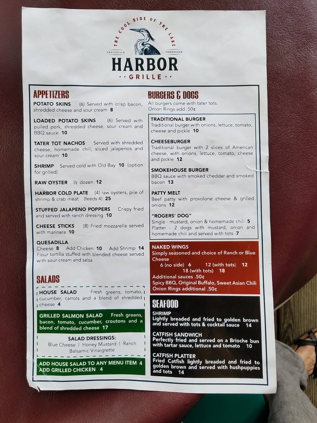 Harbor Grille | restaurant | 2932 Louisville Boatdock Rd, Louisville, TN 37777, USA | 8659849001 OR +1 865-984-9001