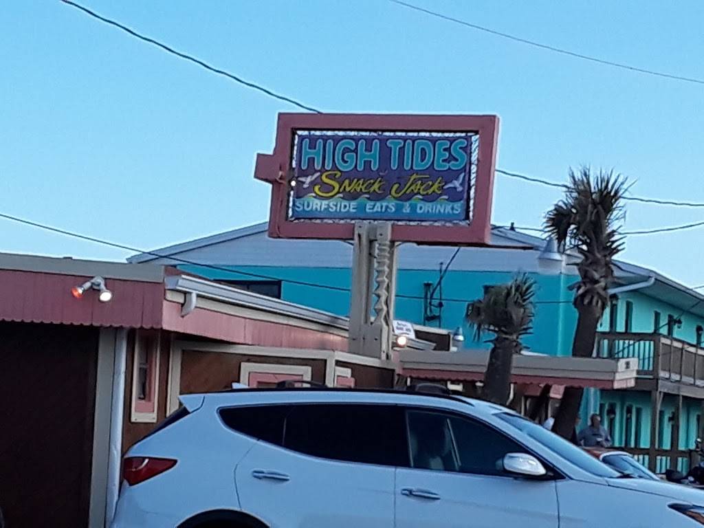 High Tides At Snack Jack | restaurant | 2805 S Ocean Shore Blvd, Flagler Beach, FL 32136, USA | 3864393344 OR +1 386-439-3344