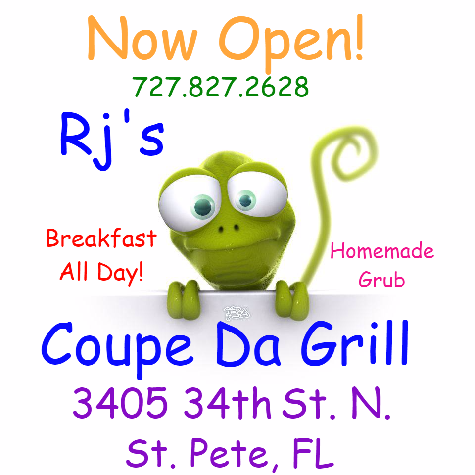 Rjs Coupe Da Grill | restaurant | 3405 34th St N, St. Petersburg, FL 33713, USA | 7278272628 OR +1 727-827-2628