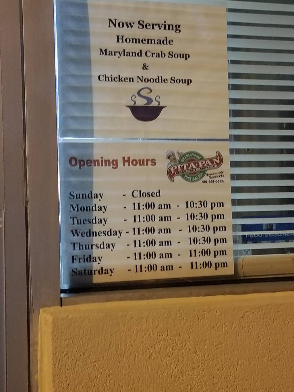 Pita Pan | meal takeaway | 7722 Harford Rd, Parkville, MD 21234, USA | 4106610684 OR +1 410-661-0684