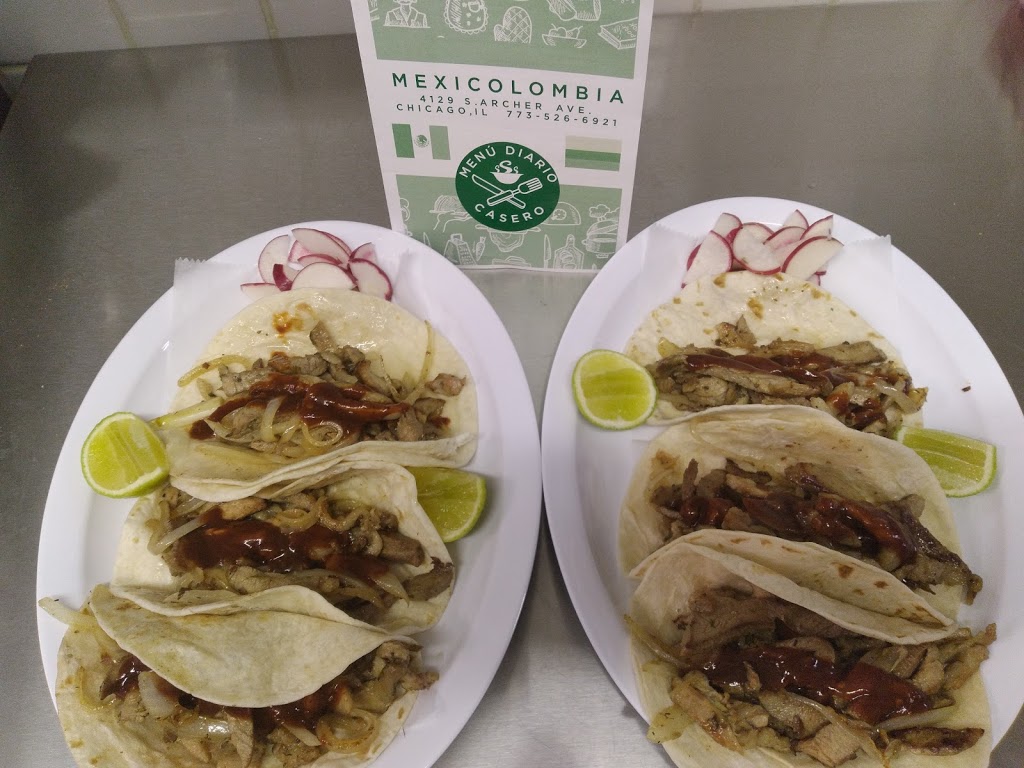 Mexicolombia | restaurant | 4129 S Archer Ave, Chicago, IL 60632, USA | 7735266921 OR +1 773-526-6921