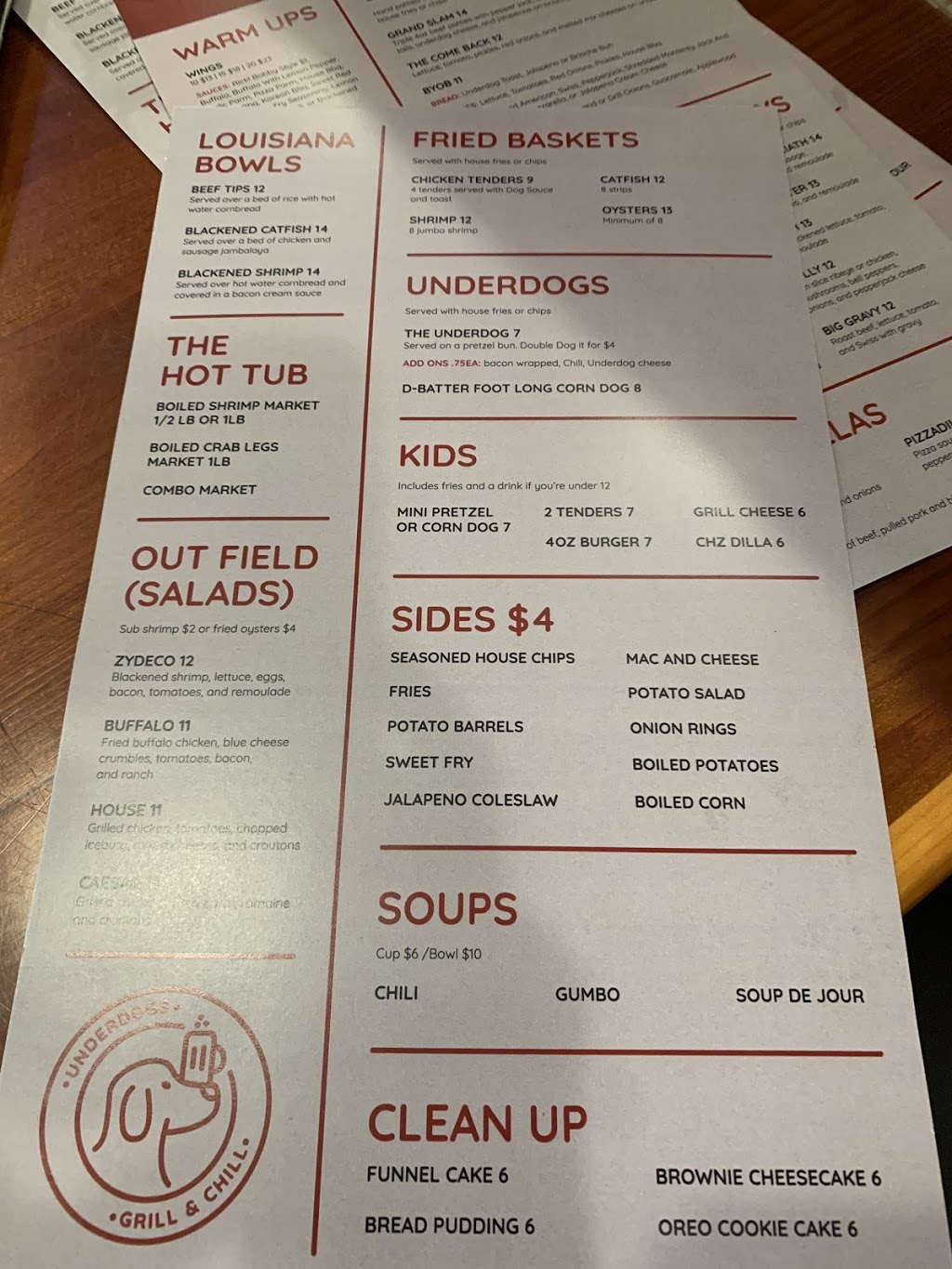 Underdogs Grill & Chill | restaurant | 505 Constitution Dr, West Monroe, LA 71292, USA | 3185704912 OR +1 318-570-4912