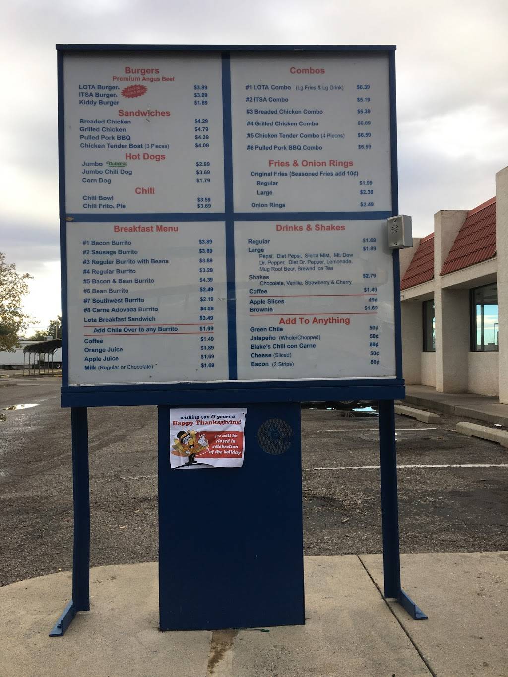 Blakes Lotaburger | restaurant | 2100 Eubank Blvd NE, Albuquerque, NM 87112, USA | 5052963535 OR +1 505-296-3535