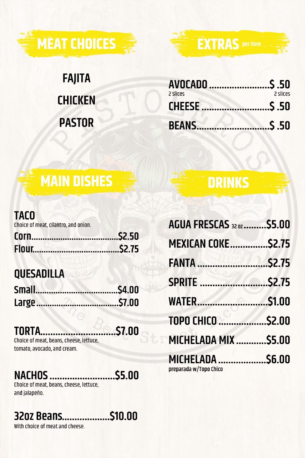 Pistoleros Best Street Tacos And Micheladas | restaurant | 3311 FM 521 Rd, Fresno, TX 77545, USA | 8329441494 OR +1 832-944-1494