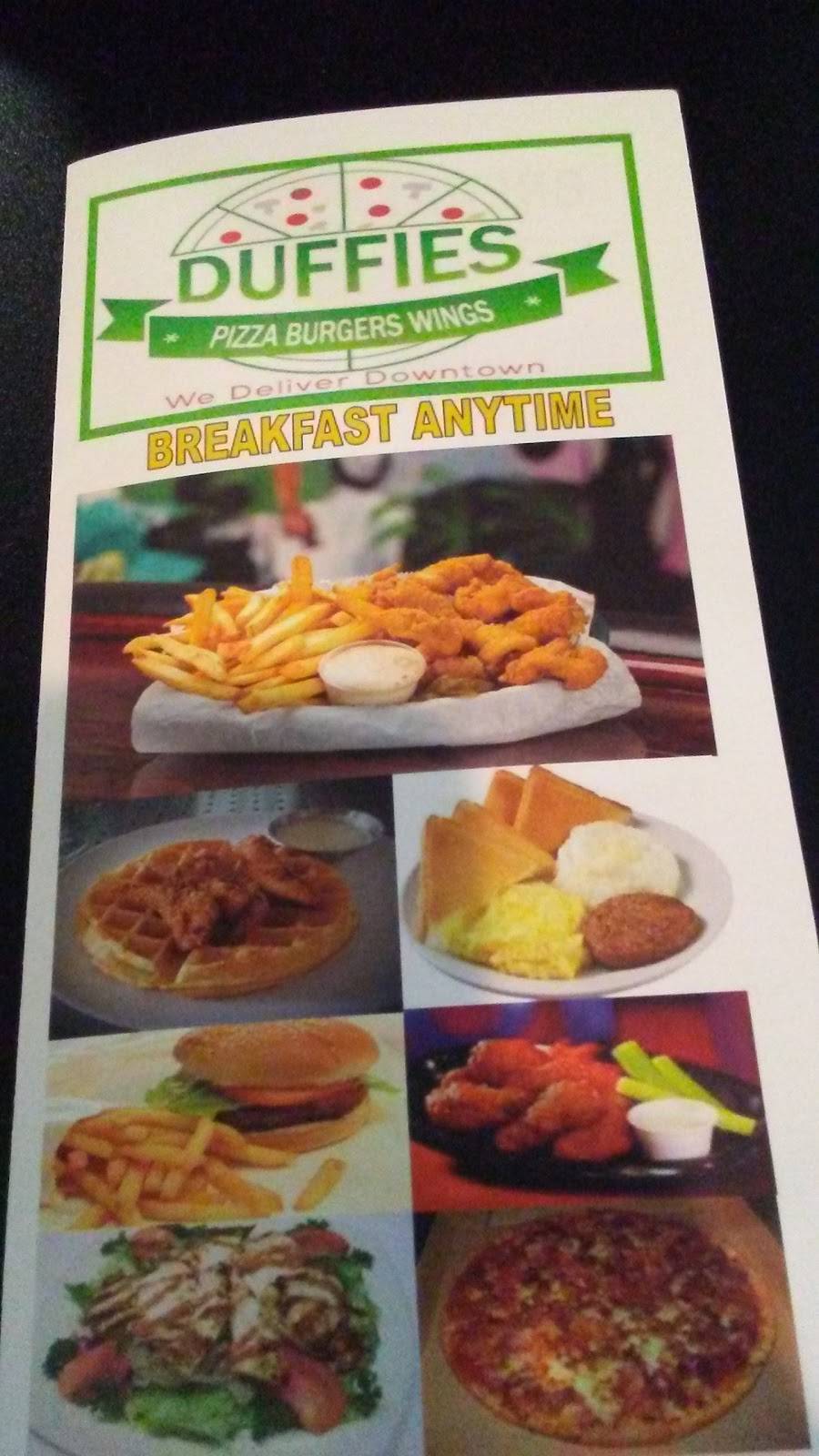 Duffies Pizza Burgers Wings | restaurant | 212 N 4th St, Memphis, TN 38105, USA | 9015220277 OR +1 901-522-0277