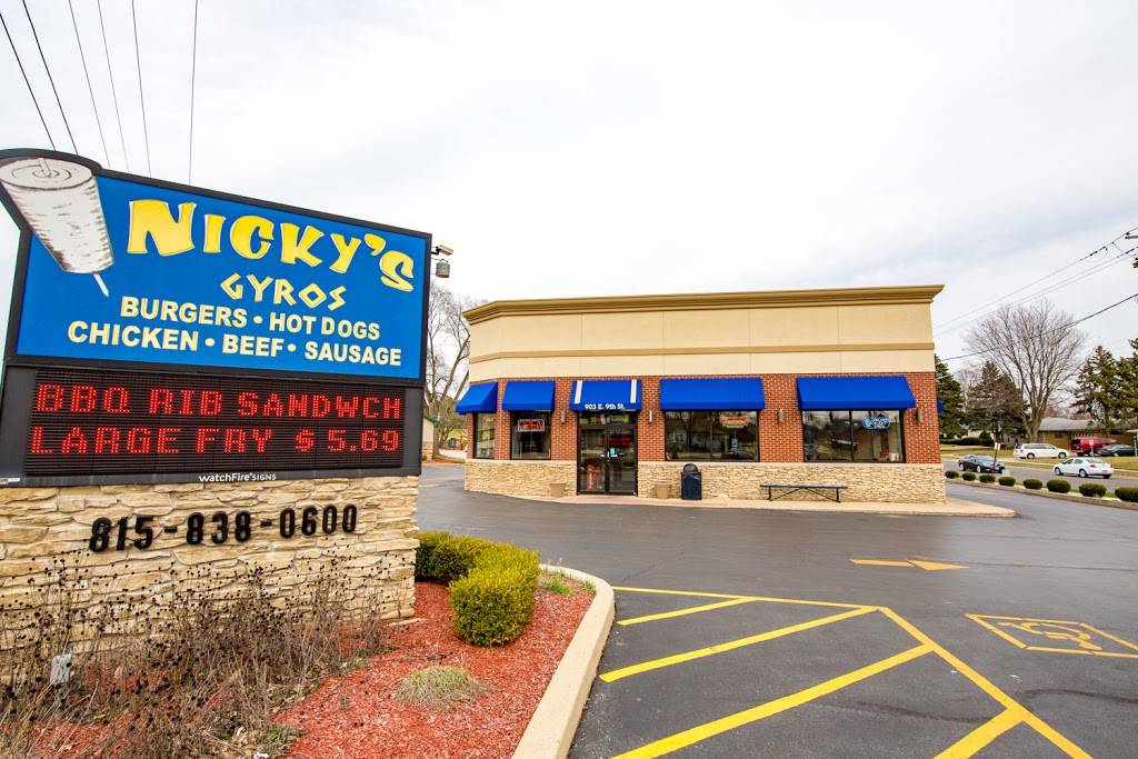 Nickys Gyros Lockport | restaurant | 903 E 9th St, Lockport, IL 60441, USA | 8158380600 OR +1 815-838-0600