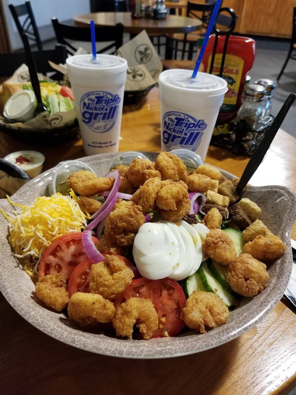 Triple Nickel Grill | restaurant | 813 Florida St # C, Mandeville, LA 70448, USA | 9856269989 OR +1 985-626-9989