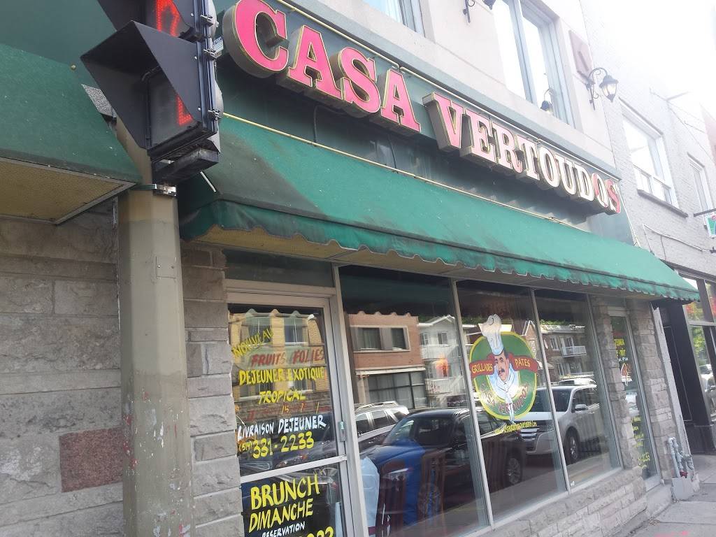 Restaurant Casa Vertoudos | restaurant | 5 Boul Henri-Bourassa O, Montréal, QC H3L 1M6, Canada | 5143312233 OR +1 514-331-2233