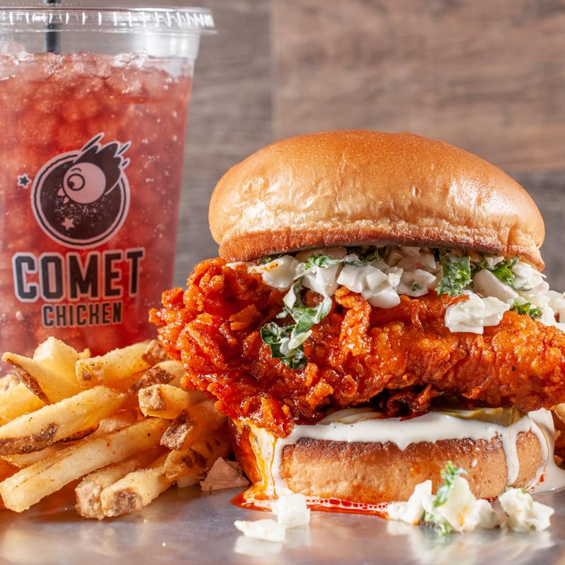 Comet Chicken | restaurant | 129a E 5th St, Loveland, CO 80537, USA | 9707756900 OR +1 970-775-6900