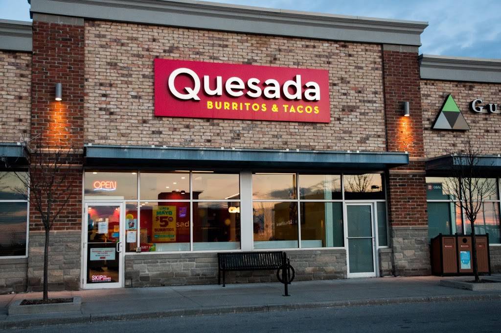 Quesada Burritos & Tacos | restaurant | 103 Clair Rd E B-102, Guelph, ON N1L 0J7, Canada | 5198224800 OR +1 519-822-4800