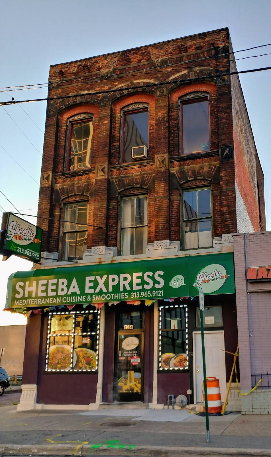 Sheeba Express | restaurant | 1366 W Fort St, Detroit, MI 48226, USA | 3139659121 OR +1 313-965-9121