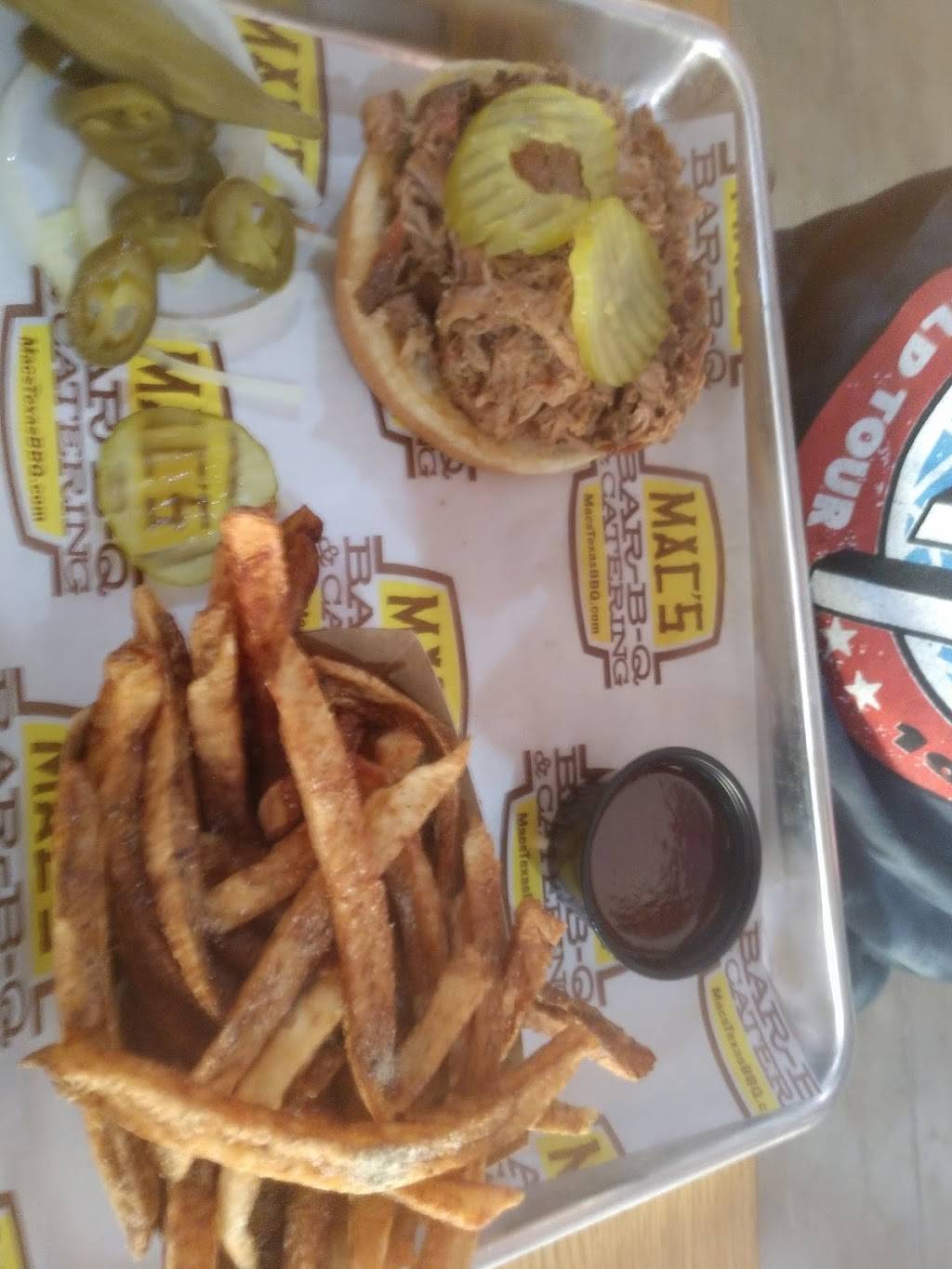Macs BBQ & Catering | restaurant | 204 E Main St, Fredericksburg, TX 78624, USA | 8303071005 OR +1 830-307-1005