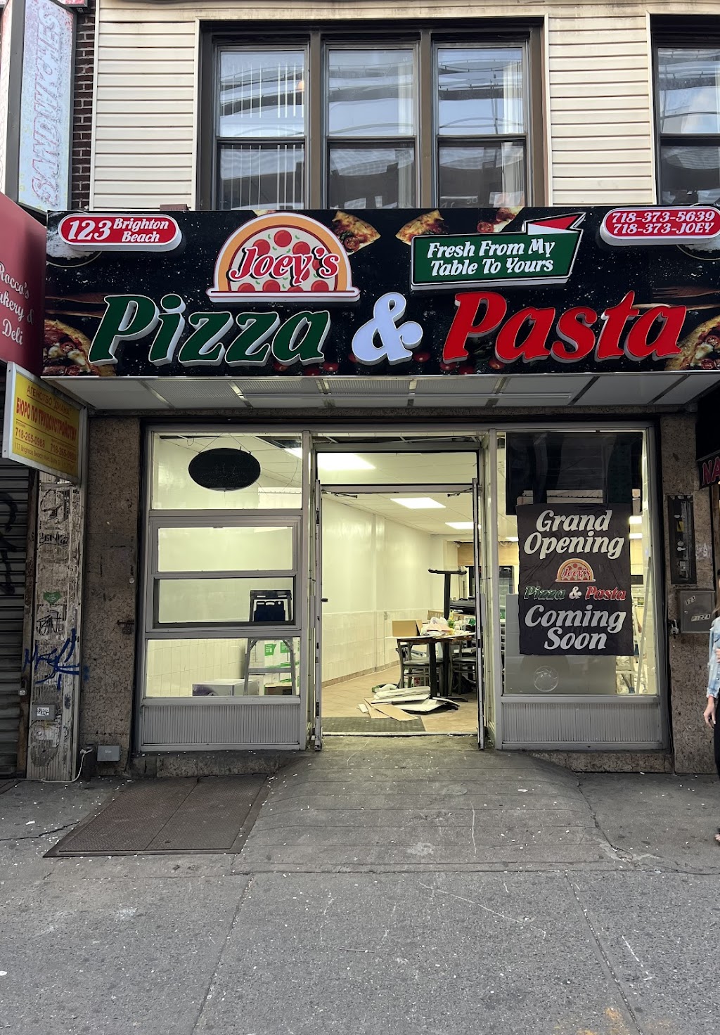 Joeys pizza and pasta | restaurant | 123 Brighton Beach Ave, Brooklyn, NY 11235, USA | 7183735639 OR +1 718-373-5639